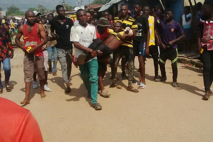 NYSC DG says 43 hoodlums nabbed, some stolen items recovered. [Twitter/@brightastic_]
