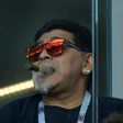 Argentina football great Diego Maradona, pictured at the 2018 World Cup in Russia, has always lived a life of excess