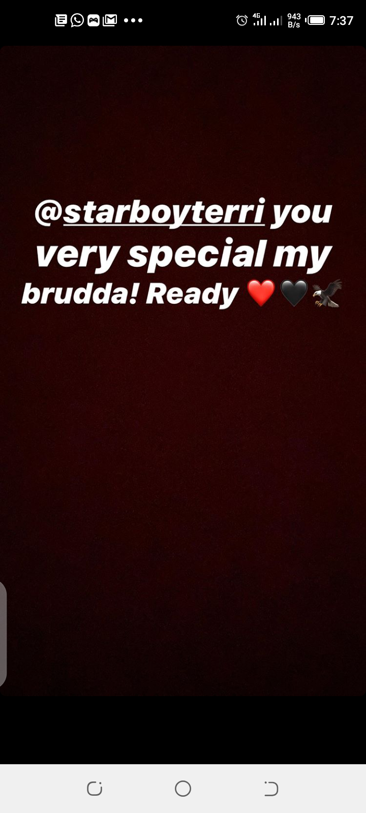 Wizkid's 'Made In Lagos' shout-outs. (Instagram/WizkidAyo)