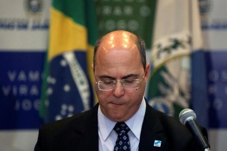 Rio de Janeiro's Governor Wilson Witzel, pictured in 2019, has recommended that people stay off the beach