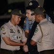 US Marine Lance Corporal Joseph Scott Pemberton is escorted by Philippines police at Camp Aguinaldo in Quezon City in December 2015