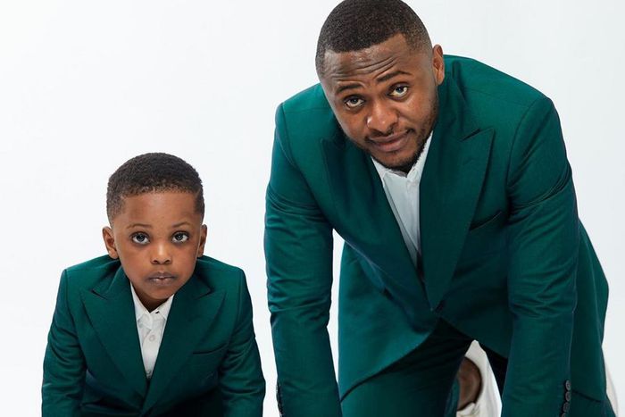 Ubi Franklin and his son, Jayden [Instagram/UbiFranklinTripleMg]
