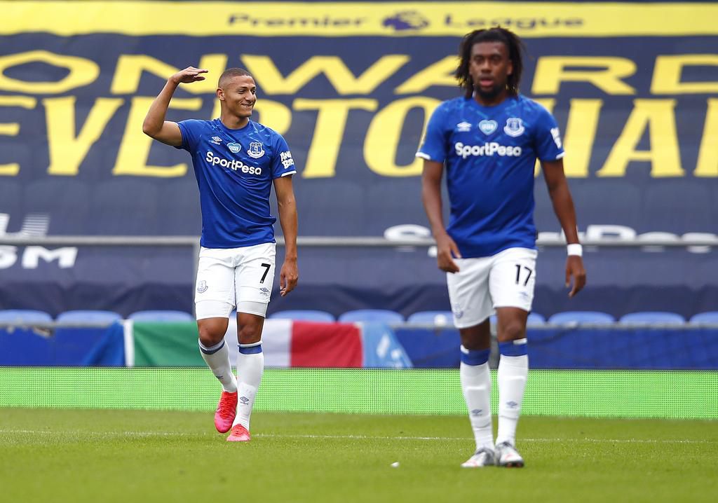 Richarlison and Alex Iwobi (Everton/Twitter)