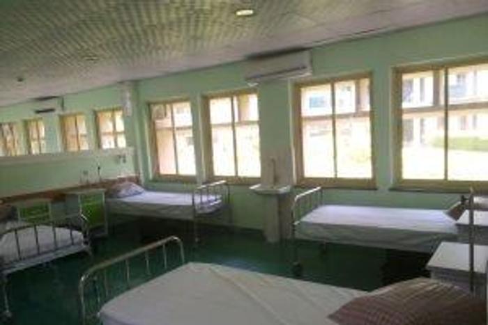 A section of the new 60 beds isolation center