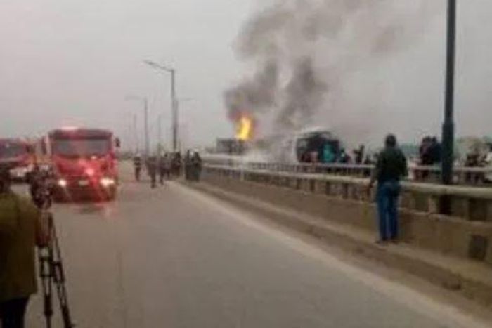 Tanker explosion on Lagos-Ibadan expressway  (NAN)