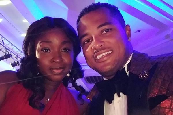 Van Vicker and his wife, Adwoa