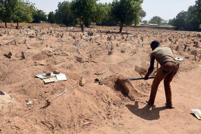 Picture used for Illustrative purpose: Kogi buries 65 unclaimed corpses of suspected kidnappers. (VON)