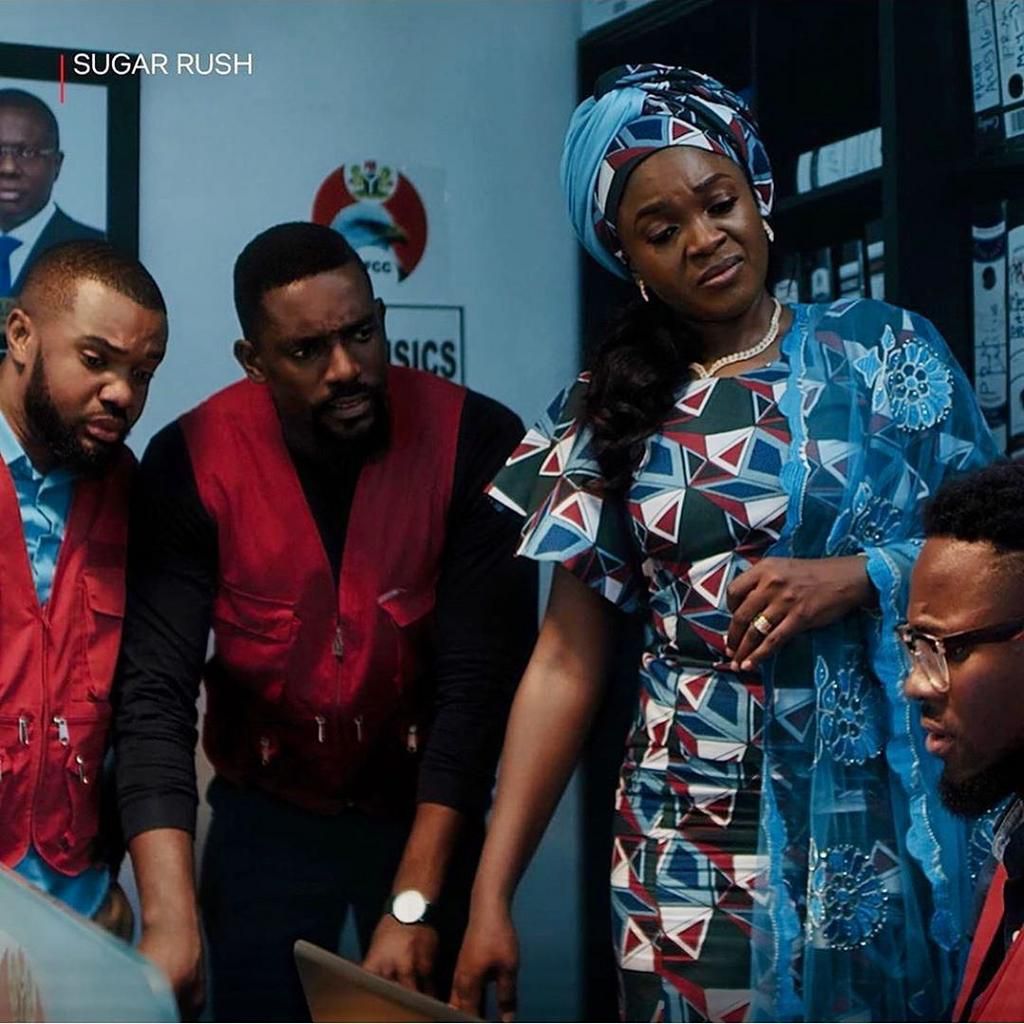 Williams Uchemba and Mawuli Gavor play EFCC officials 'Sugar Rush'  [Sugar Rush movie]