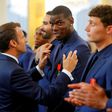 French president Emmanuel Macron presented Paul Pogba with the Legion of Honour order of merit in 2019