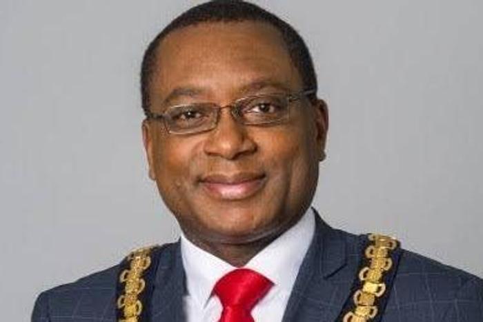 Prof. Charles Egbu is the first black Vice Chancellor of Leeds Trinity University, East London, United Kingdom. [Twitter/@Ezeakachidozie]