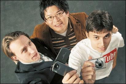 YouTube was founded by Steve Chen, Chad Hurley, and Jawed Karim, who were all early employees of PayPal [HistoryComputers]