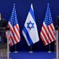 Israeli Prime Minister Benjamin Netanyahu (L) and US Presidential Adviser Jared Kushner make joint statements to the press after their meeting in Jerusalem, on Sunday