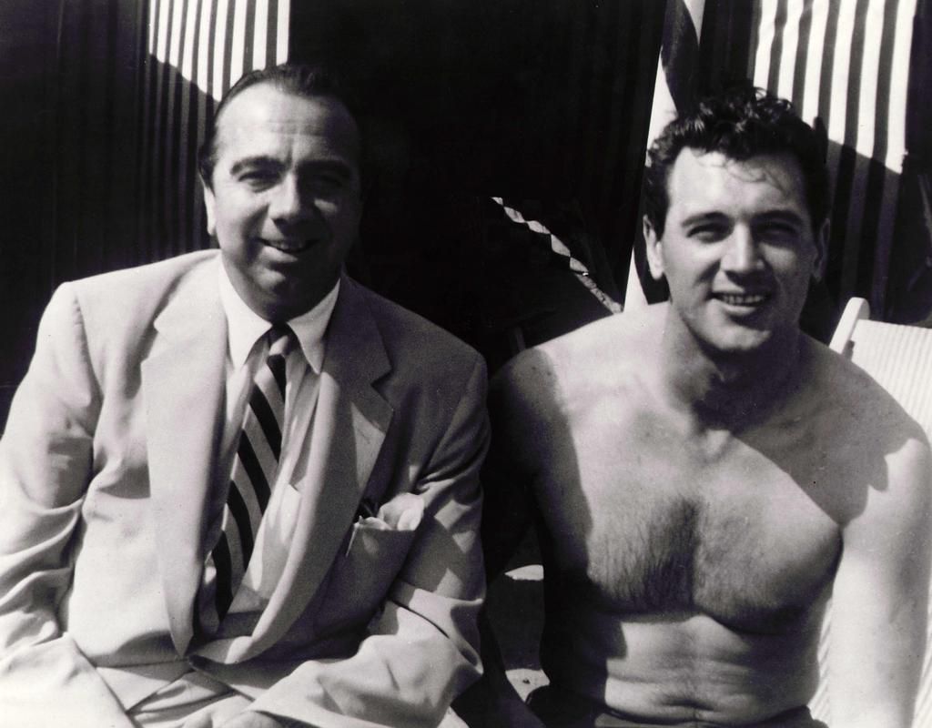 Henry Willson and Rock Hudson.