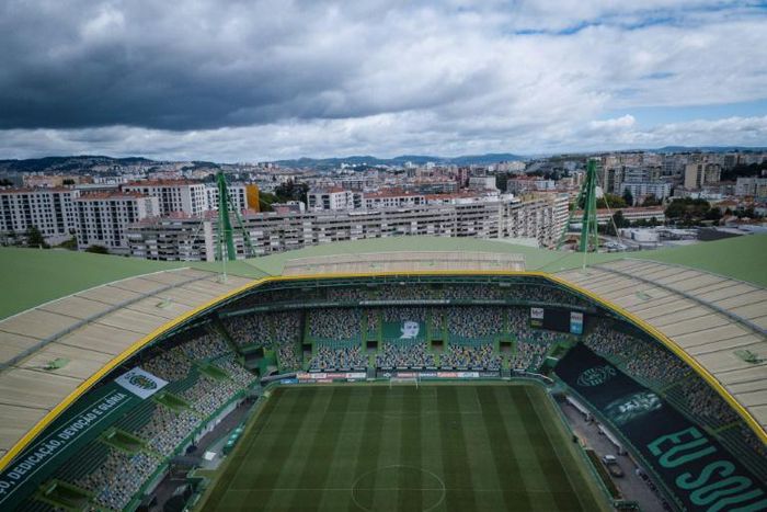 The Estadio Jose Alvalade, one of two stadiums in Lisbon scheduled to host matches in the Champions League final eight in August