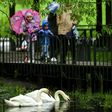 Moscow parks have been given the go-ahead to reopen after the virus lockdown. This park reopened early