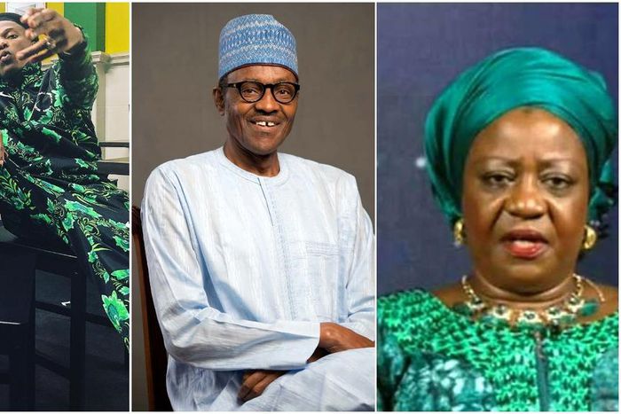 Lauretta Onochie calls out Wizkid for addressing President Buhari as an old man [Instagram/Wizkid] [Britinica] [PremiumTimes]
