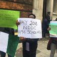 NDDC scholars protest at the Nigerian High Commission in London, United Kingdom on September 16, 2020 [@2018Nddc]