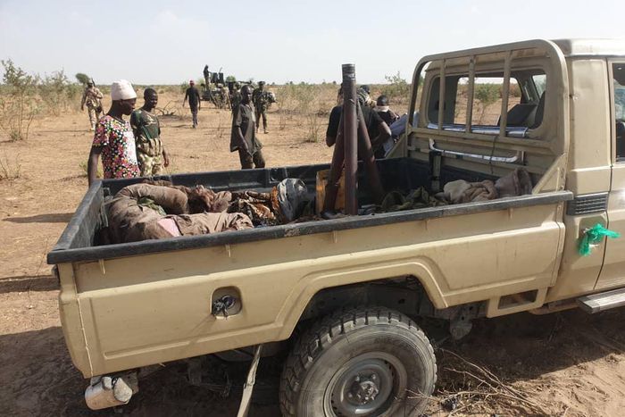 Troops kill over 1000 Boko Haram terrorists since Buratai relocated  to Northeast. [Twitter/@HQNigerianArmy]