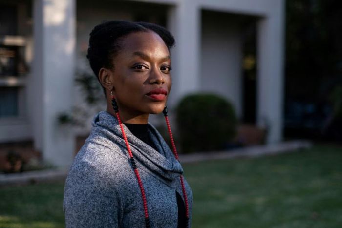 Tendaiishe Chitima, who plays a single mother whose  son and grand-mother sign her up for a reality cooking contest - says getting onto Netflix was a "miracle"