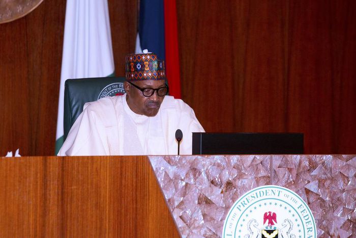 President Muhammadu Buhari. [Twitter@BashirAhmaad]