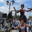 Around 2,000 actors, musicians, puppeteers and other artists gathered outside the Greek parliament to protest on Thursday