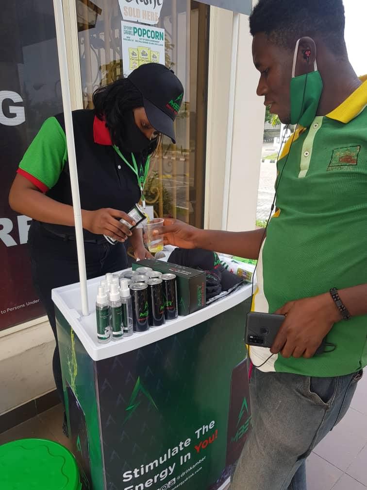 Amber Energy drink excites Lagos commuters with free bus ride