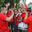 Chinese fans have been locked out of football stadiums since the coronavirus pandemic