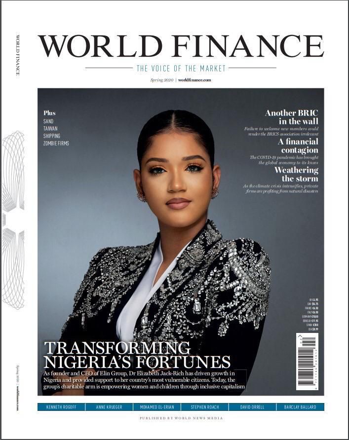 Dr. Elizabeth Jack-Rich (the founder and CEO of Elin Group Limited and Elizabeth Jack Rich Aid Foundation)