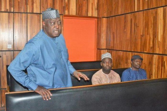 Former Secretary to the Government of the Federation (SGF), Babachir Lawal and co-accusers in court [NAN]