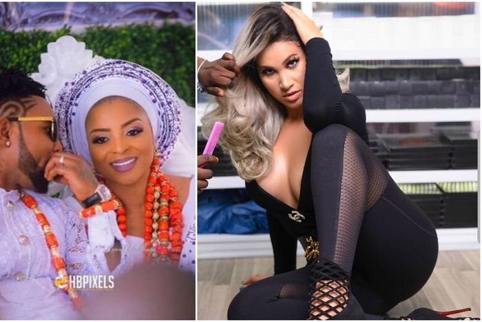 The singer also accused the actress of being the evil behind the crisis in his marriage. [LoveWeddingNG] [Instagram/CarolynHutchings]