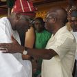 Godwin Obaseki (left) with Adams Oshiomhole (right) [ThisDay]