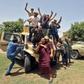 Fighters loyal to Libya's UN-recognised Government of National Accord celebrate after seizing the town of Tarhuna from forces of strongman Khalifa Haftar on June 5, 2020