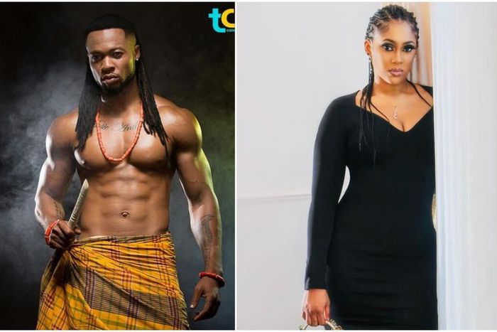 Flavour and his baby mama, Sandra Okagbue [Instagram/2NiteFlavour] [Instagram/Ugegbe1]