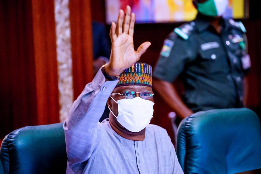 Secretary to the Government of the Federation, Boss Mustapha. [Twitter/@Buharisallau1]