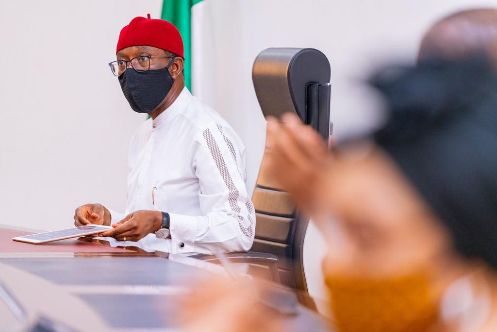 Delta state, Governor Ifeanyi Okowa. [Twitter/@IAOkowa]