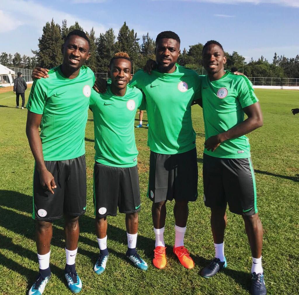 Wilfred Ndidi, Henry Onyekuru, John Ogu and Kenneth Omeruo