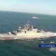 Iranian frigate "Jamaran" is seen during naval drills in December 2019