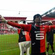 Rennes Eduardo Camavinga featured for France's under 21 side last November