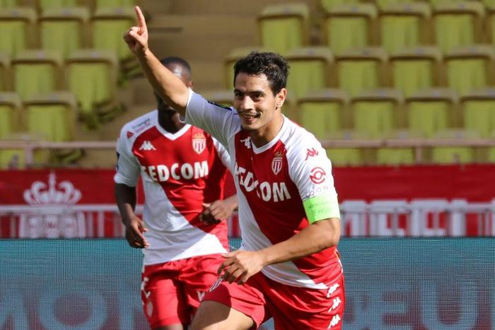 Wissam Ben Yedder scored twice to help Monaco beat Strasbourg despite having two players sent off