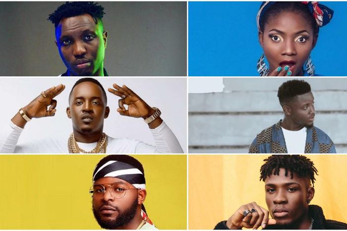 The dominance of AfroR&B and Hip-Hop in the first-half of 2020 Nigerian music is telling. (100 Crowns/Bhad Guys/Chocolate City/MusicInAfrica/Banku)