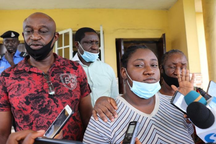 Female lawyer, Miss Paulette Ajayi rescued from her abductors by Police operatives in Rivers. [NAN]