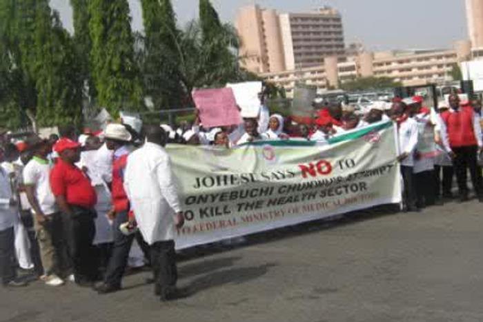 Kano health workers join JOHESU strike