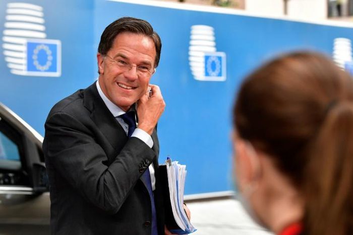 At home, Rutte is known for his cheery personality that helps him get along with all sides of the country's fragmented political spectrum