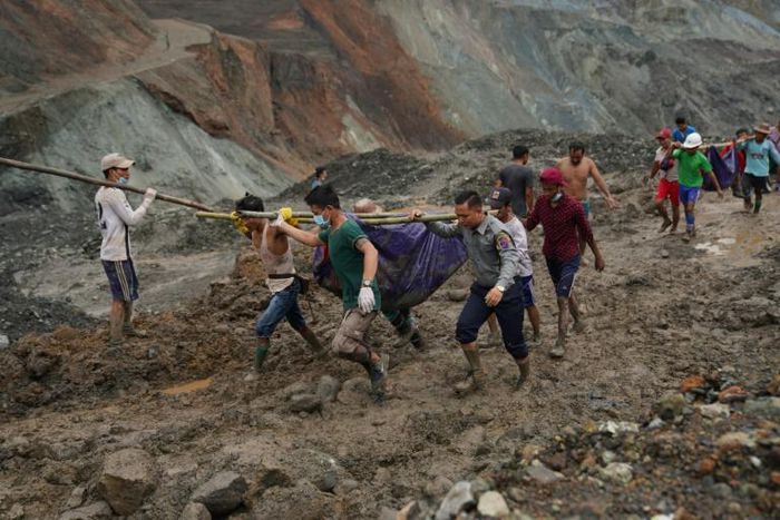 The landslide killed over 160 jade miners in northern Myanmar, many of them migrant workers seeking their fortune in treacherous open-cast mines near the China border