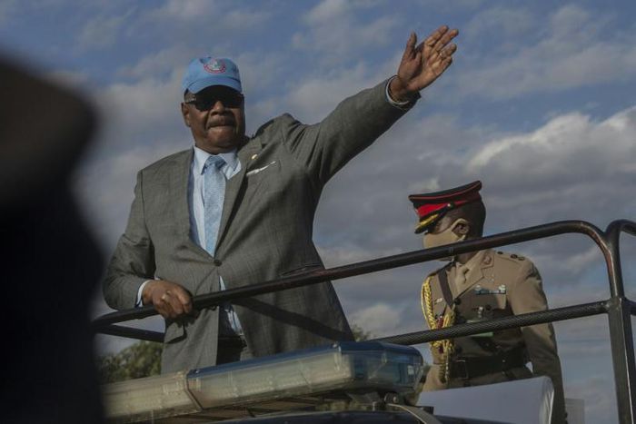 Peter Mutharika, left, came to power on a promise to tackle corruption