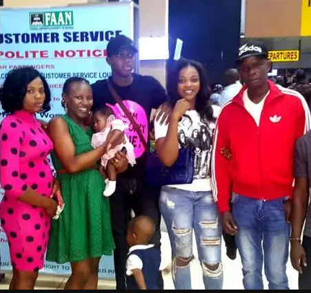 Victor Osimhen and his late dad Elder Patrick Osimhen (Lifeblogger)