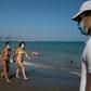 The scene on a Malaga beach. The coronavirus crisis dealt a major blow to Spain's tourism industry, which normally accounts for 12 percent of GDP