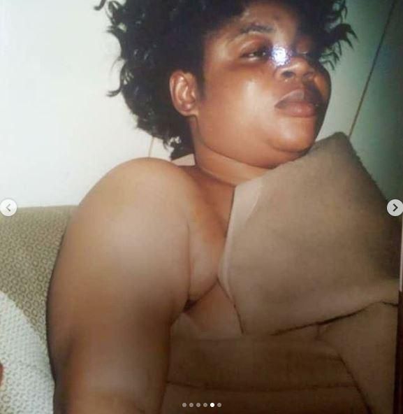 Veteran Nigerian singer, Salawa Abeni has revealed that she is being blackmailed online by someone with her nude photos from the past. [Instagram/OfficialSalawaAbeni]