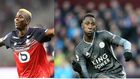 Victor Osimhen and Wilfred Ndidi (Twitter/Lille/Leicester City)