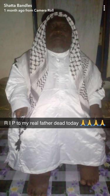 Shatta Bandle loses father